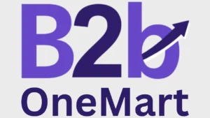 B2BOneMart logo, a top 10 B2B portal in India offering exclusive one-manufacturer-per-category listings to help manufacturers generate high-quality leads