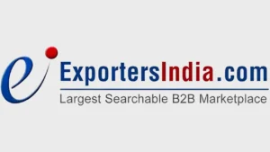 ExportersIndia logo, one of the top 10 online B2B portals in India focused on connecting Indian exporters and suppliers with global buyers across industries like agriculture and handicrafts