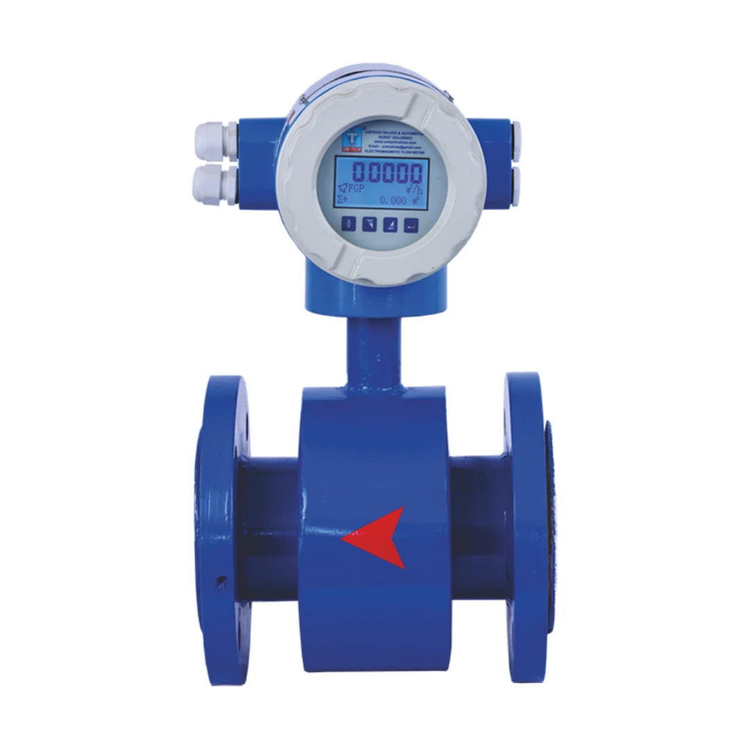 Industrial electromagnetic flow meter used in fluid measurement systems by a trusted industrial valve manufacturer for accurate flow monitoring and process control.
